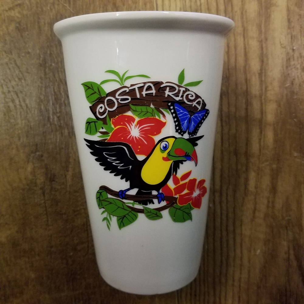 Costa Rica souvenir tumbler cup / tooth brush holder
